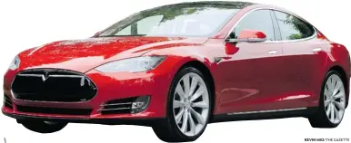  ?? KEVIN MIO/ THE GAZETTE ?? The Tesla Model S Performanc­e