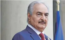  ?? Reuters ?? Khalifa Haftar, the military commander whose forces recently recaptured vital oil ports from rival militias