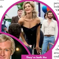  ??  ?? They’re both the subjects of recent biopics – Delta Goodrem plays Olivia in an upcoming miniseries (above), while Josh Lawson starred in Hoges (left).