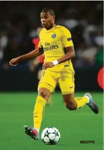  ??  ?? MBAPPE