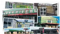  ??  ?? Clutha Licensing Trust businesses (clockwise from top left): Clutha Liquorland, Balclutha; White Horse Inn, Milton; Hotel South Otago, Balclutha; Catlins Inn, Owaka; Rosebank Lodge Hotel, Balclutha; Oak Tree Inn, Clinton; Captain’s Cafe and Bar, Balclutha.