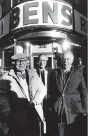  ?? GAZETTE FILES ?? Ben Kravitz’s sons, from left, Al, Irving and Sollie in front of Ben’s Deli.