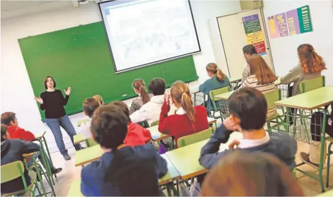  ?? ERNESTO AGUDO ?? La educación concertada verá reducida el número de unidades que se dedican a este modelo educativo