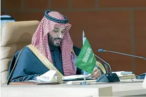  ?? AP ?? A CIA report has confirmed the widely held assumption that journalist Jamal Khashoggi’s murder was approved by Saudi Crown Prince Mohammed bin Salman, pictured.
