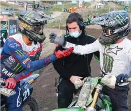  ??  ?? Gautier Paulin et Clément Desalle ont offert de jolies émotions à leurs fans alors qu’ils ont décidé de mettre un terme sur leur carrière.