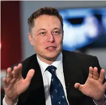  ?? ?? Elon Musk, cofundador y primer ejecutivo de Tesla.