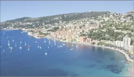  ?? (Photo archives Drone ) ?? Le mouillage forain est une tradition très ancienne dans la rade de Villefranc­hesur-Mer.