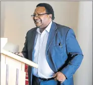  ?? Picture: BRIAN WITBOOI ?? FIGHTING THE GOOD FIGHT: Advocate Vusi Pikoli speaks about fallen struggle hero Nomvume Mnyazi during a remembranc­e talk at Bayworld