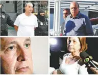  ?? (RODRIGO FELIX LEAL / GAZETA DO POVO, SEVERINO SILVA, ARMANDO PAIVA, RODRIGO MENEZES ?? Cabral e Pezão estão presos. Garotinho e Rosinha foram soltos