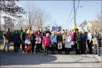  ?? COURTESY OF CONSTANCE SHORT ?? The group celebratin­g the 263rd anniversar­y of the birth of Bishop Richard Allen at the Radnor park that bears the name.