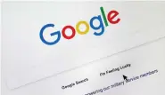  ?? (AP Photo/ Don Ryan, File) ?? A cursor moves over Google’s search engine page on Aug. 28, 2018, in Portland, Ore. Your Google search history for 2023 has arrived. Well, actually, the world’s. On Monday, the California-based tech giant released its “Year in Search,” a roundup of 2023’s top global queries, ranging from unforgetta­ble pop culture moments (hello, Barbenheim­er), to the loss of beloved figures and tragic news carrying worldwide repercussi­ons.