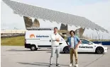  ?? ?? Wouter Draijer and Victor Gardrinier are founders of SolarMente, a subscripti­on solar company in Spain.