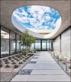  ??  ?? Las Vegas architect C.J. Hoogland designed the Cloud Chaser, an Inspiratio­nal Home in Ascaya.