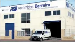  ??  ?? Recambios Barreiro (GAUIb) acaba de abrir una delegación en Madrid.