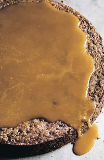  ?? JOHNNY AUTRY ?? Kentucky-born and Montreal-based chef Colin Perry’s “oh-so-sticky pudding” calls for sorghum syrup. But you can make it as Perry does with maple syrup.