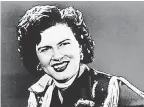  ?? PROVIDED BY DECCA RECORDS/ WIKIMEDIA COMMONS ?? Patsy Cline was a pioneer who crossed over from country to pop.