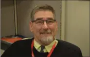  ?? KEITH REYNOLDS — THE MORNING JOURNAL ?? Bruce Weigl, 69, director of veterans services at Lorain County Community College, said vets in northeast Ohio are lucky because of the quality of local VA services.