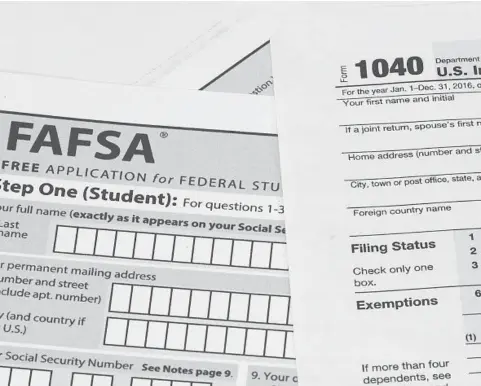  ?? DREAMSTIME ?? The number of FAFSA applicants will likely increase as families continue to deal with financial and health hardships caused by the COVID-19 pandemic.