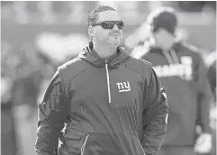  ?? BRAD PENNER/USA TODAY SPORTS ?? Ben McAdoo didn’t last two seasons as head coach of the Giants.