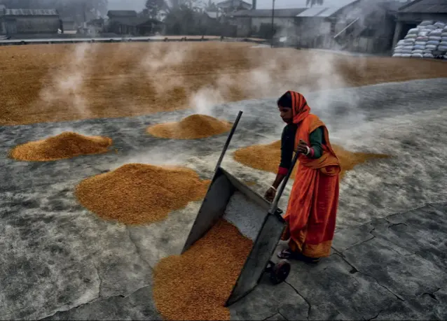  ??  ?? Food Processing by Avishek Das (India), winner of the 'World Food Programme Food For Life' category, Pink Lady® Food Photograph­er Of The Year 2019.