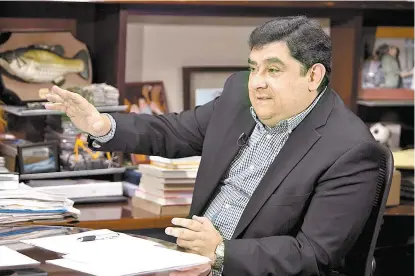  ?? El asalto a la razón. ?? Iñaki Blanco, ex procurador de Guerrero, conversó con Carlos Marín en
