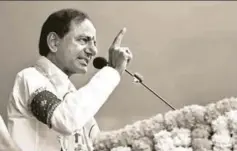  ??  ?? With many regional leaders vying for bigger stakes at the Centre, KCR will not have it easy. However, with his stunning return to power, nobody can afford to ignore him HT PHOTO
