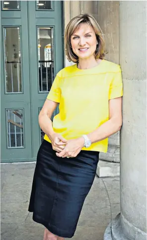  ??  ?? Fiona Bruce, the News at Ten anchor who is favourite to succeed David Dimbleby