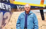  ?? COURTESY OF KRQE ?? Longtime reporter and aviator Bob Martin died Saturday when the KRQE news helicopter he was flying crashed near Corona.