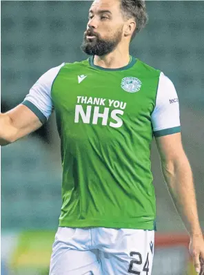  ??  ?? Darren Mcgregor is one of the old heads at Easter Road