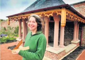  ?? Esme Walker from Skelmersda­le was selected as part of this year’s intake on The Prince’s Foundation’s Building Craft programme ??