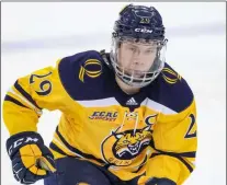  ?? THE ASSOCIATED PRESS ?? Quinnipiac men’s ice hockey senior captain Odeen Tufto (Chaska, Minnesota) has been named a finalist for the 2020-21 Senior CLASS AWARD, as announced on March 3, 2021.