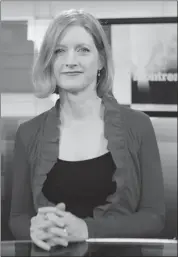  ?? MARIE-FRANCE COALLIER THE GAZETTE ?? Nancy Wood hosts a 10-minute local newscast. She says she was never told why her short run as host of CBC Radio’s Daybreak was ended.