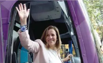  ?? | CUARTOSCUR­O ?? La aspirante a la Presidenci­a de la República, Margarita Zavala estará en 45 ciudades. Hoy va a Querétaro.