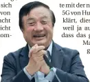  ?? FOTO: AP ?? Huwaei-Gründer Ren Zhengfei.