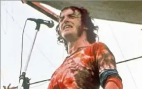  ?? Associated Press ?? Joe Cocker performs at Woodstock in August 1969.