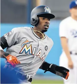  ?? MICHAEL OWEN BAKER/AP ?? Marlins' Dee Gordon says it doesn’t matter what the team looks like on paper, in the end you have to go out and play other major leaguers.