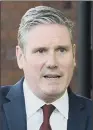  ??  ?? SIR KEIR STARMER: A reader has questioned his intelligen­ce.