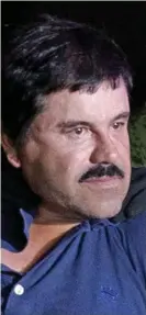  ?? AP ?? Joaquín “El Chapo” Guzmán está preso en Estados Unidos.