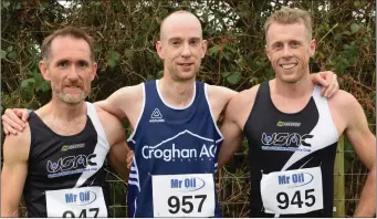  ??  ?? The first three men (from left): Brendan Lyng (second), Mark Poole (first), Paul Doran (third).