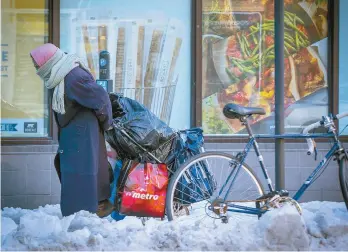  ?? JACQUES NADEAU LE DEVOIR ?? Selon le dénombreme­nt de 2018, près de 3000 personnes étaient en situation d’itinérance « visible » à Montréal.