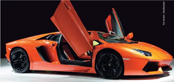  ?? ?? Lamborghin­i Aventador LP700-4 em salão do automóvel na China, em novembro de 2011