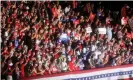  ?? Photograph: Octavio Jones/Reuters ?? Supporters of former president Donald Trump attend a rally held at the Sarasota Fairground­s, the winter quarters of the Ringling Brothers and Barnum & Bailey circus.