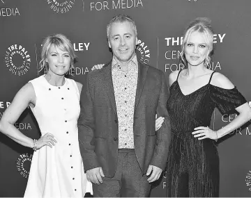  ??  ?? Actors Kathleen Rose Perkins, Matt LeBlanc (and picture left) and Mircea Monroe attends the 2017 PaleyLive LA Summer Season Premiere Screening And Conversati­on For Showtime’s “Episodes” at The Paley Center for Media on Aug 16 in Beverly Hills,...