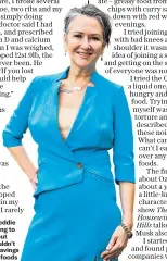  ?? ?? Jacqueline Keddie tried everything to lose weight, but found she couldn’t control her cravings for forbidden foods