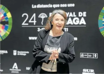  ?? Foto: Efe ?? La actriz Petra Martínez, ayer en Málaga.