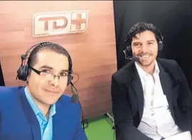  ??  ?? A veces acompaña a Claudio Ciccia en uno de los programas del canal.