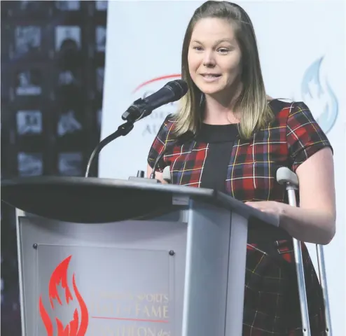  ?? MIKE RIDEWOOD / THE CANADIAN PRESS FILES ?? Stephanie Dixon swam in her first Paralympic­s when she was still a teenager. The three-time Paralympia­n now
serves as the chef de mission for the Canadian delegation at the Tokyo Games.