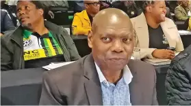  ?? ?? Zweli Mkhize, seen here at the NEC meeting, has been named as a potential candidate for the presidency.