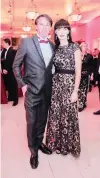  ??  ?? Tourism Montreal CEO Yves Lalumière and his wife, Melanie Charbonnea­u, lend their generous support to the annual fundraiser.