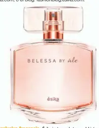  ??  ?? Exclusiva fragancia. Ésika junto con la top model internacio­nal Alessandra Ambrosio crearon un nuevo perfume: Belessa by Ale.